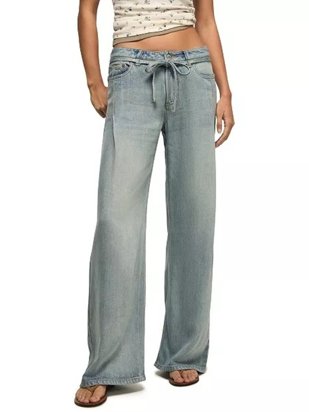 Lucky Brand Light Blue Wide Leg Jeans - Size 8/29 | Denim Pants